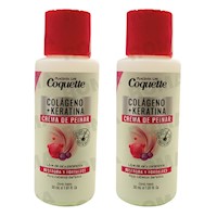 PACK 2 COQUETTE CREMA DE PEINAR COLAGENO 30ML PLACENTA LIFE